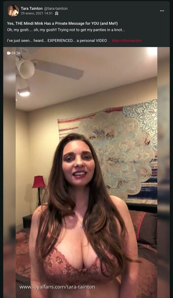 Full leaked Tara tainton private onlyfans photo
